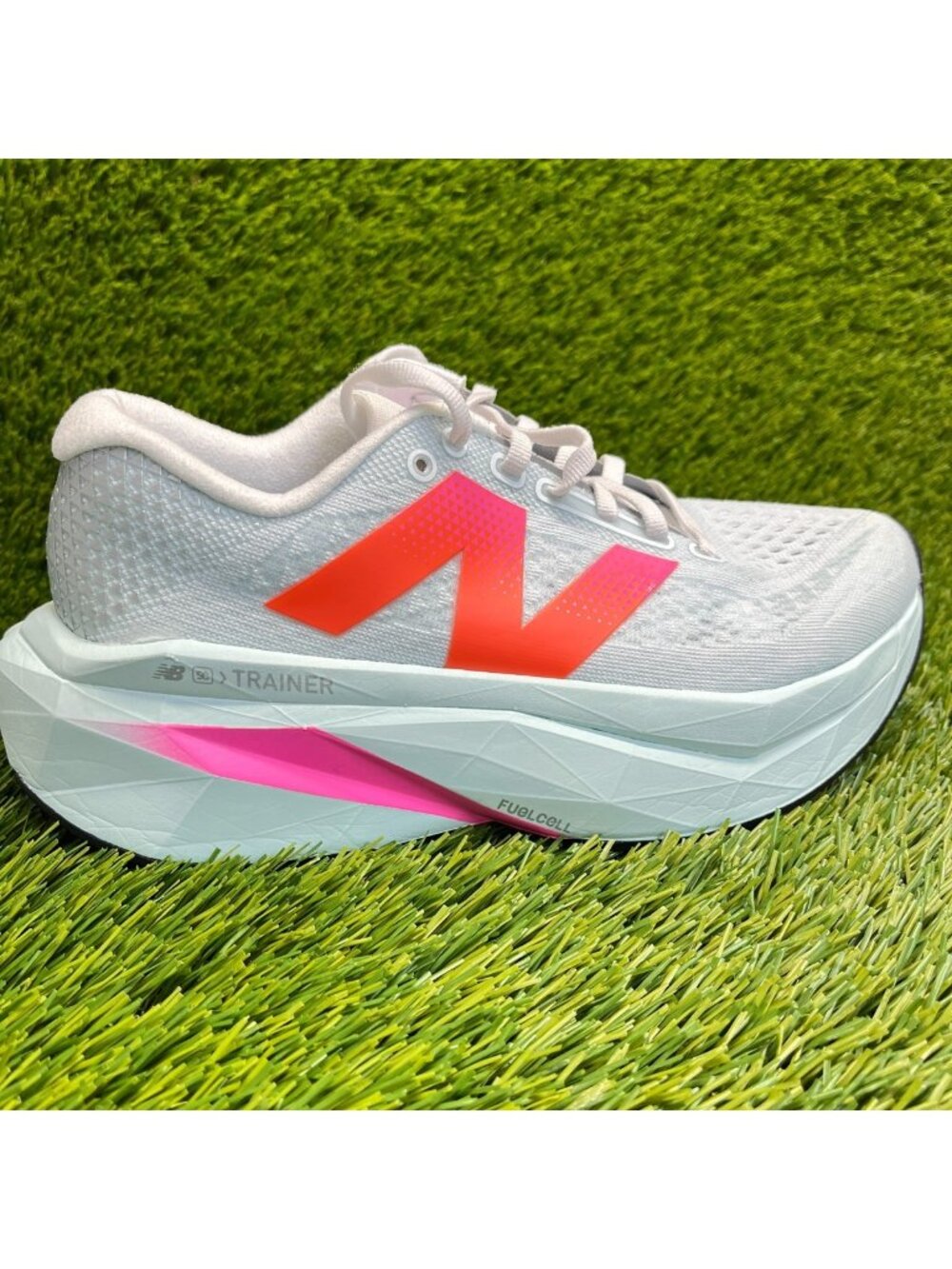 New Balance FuelCell SuperComp Trainer V3 Womens Size 7D Blue Running Shoes